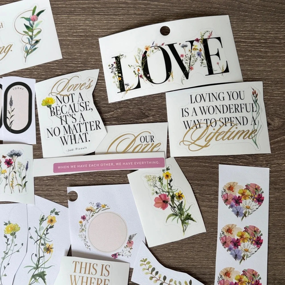 ❤️$4 Wedding Florals Not So Mystery Happy Planner Sticker Set